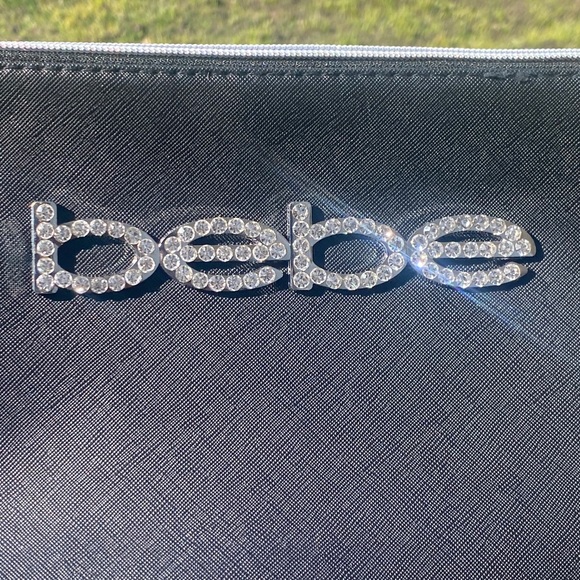 BEBE black and bling travel bag , NWT - Picture 4 of 14